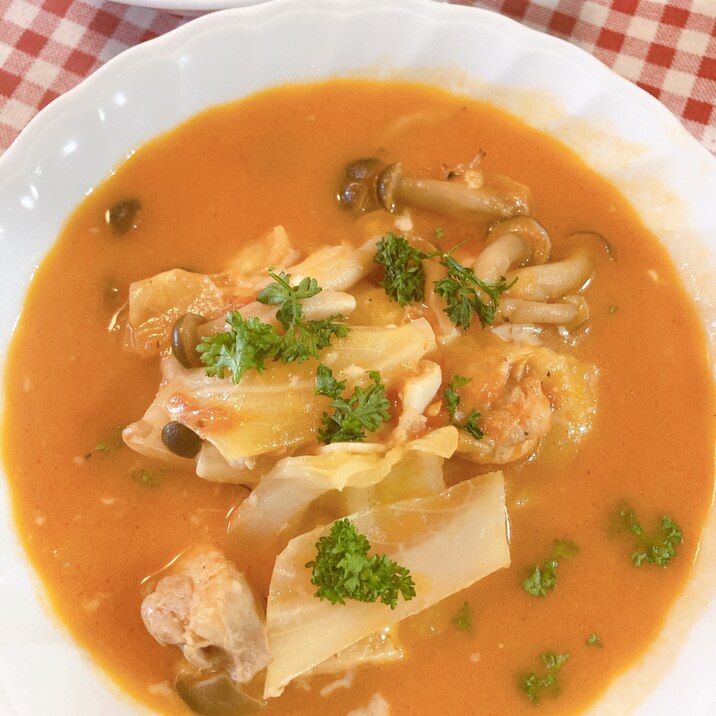 キャベツと鶏肉のトマト煮 レシピ 作り方 By Miho 楽天レシピ